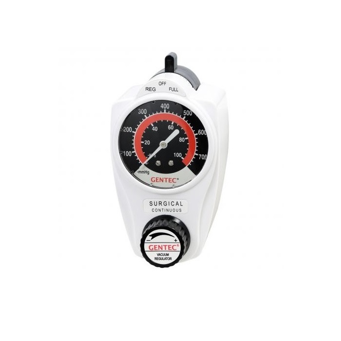 REGULADOR DE VACIO 0-760 mmHg GENTEC