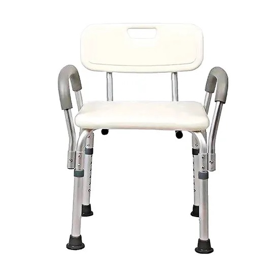 SILLA PARA DUCHA CON BRAZOS AJUSTABLES