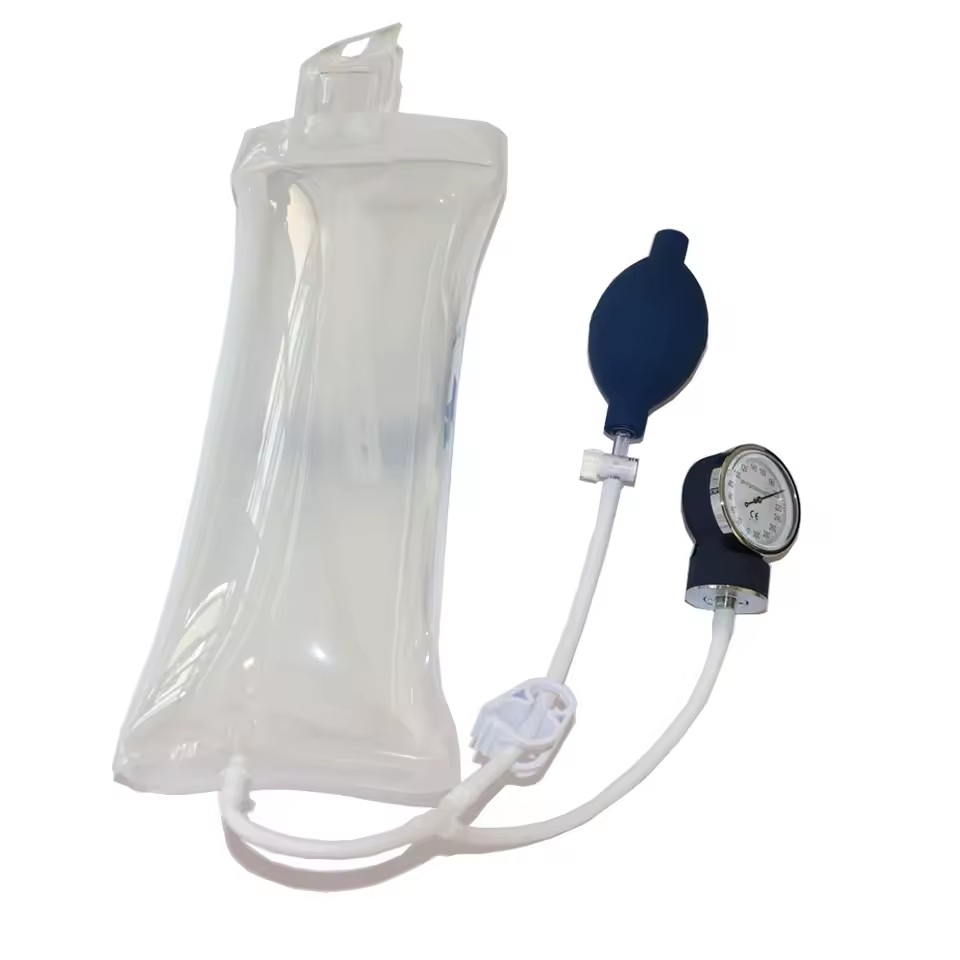 BOLSA PERFUSORA CON MANOMETRO DE 1000 ML