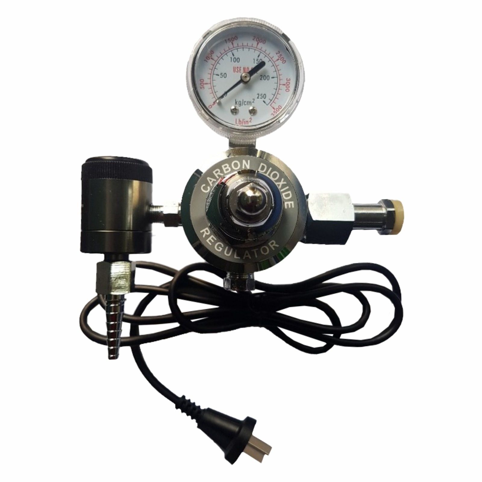 REGULADOR DE CO2 CALENTADOR 220V DE 0-4 LPM  CGA-320 TITAN MEDICAL